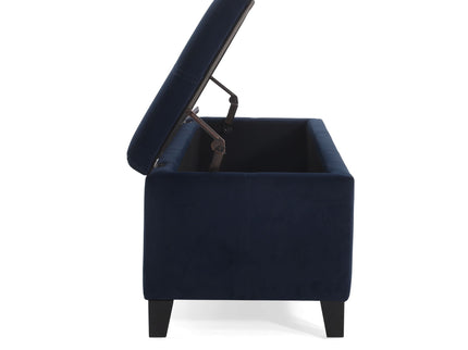 Upholstered Storage Ottoman Bench