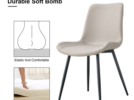 Modern Medieval Style Restaurant Cushioned Chairs With Suede Backrests