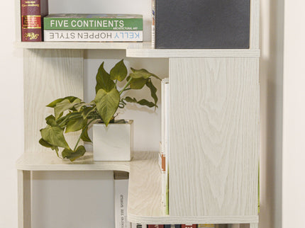 L-Shaped Design Corner Bookshelf