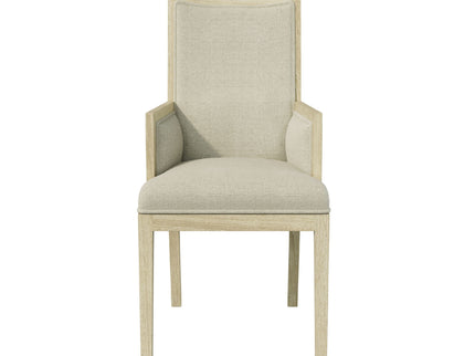 Adeline - Upholstered Arm Chair - Natural Wood Wash