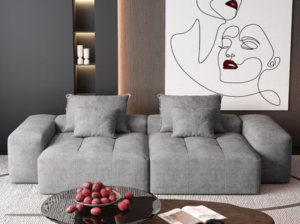 Modern Oversized Diy Combination Modular Sectional Sofa With Pillows