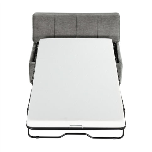 Twin Size Folding Ottoman Sleeper Bed With Mattress Convertible Guest Bed