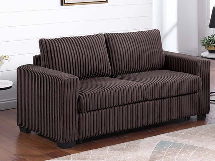 Modern Style 2 Piece Sofa Set With Cup Holders & Charging Port