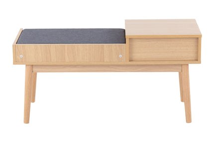 Telephone Contemporary Bench With Pull Out Drawer