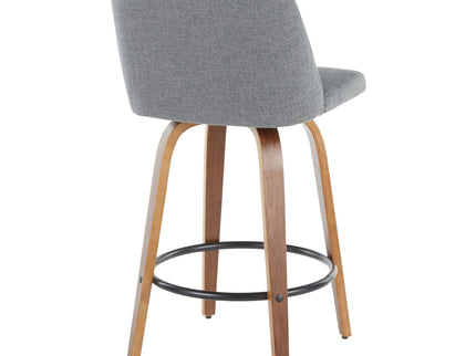 Toriano - Mid Century Modern, Counter Stool (Set of 2)