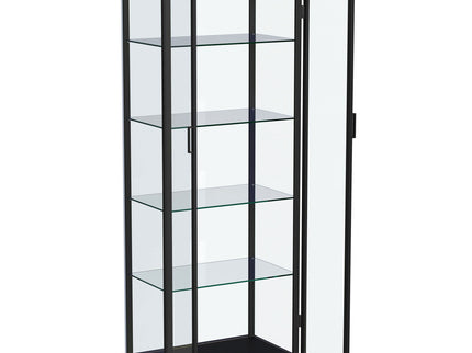 Nevra - 4 Shelf Display LED Curio Cabinet