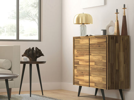 Lowry - Medium Handcrafted Storage Cabinet