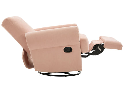 Manual Swivel Recliner Rocker Chair With Adjustable Backrest