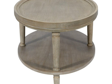 Bedford - Oval Coffee Table With Shelf - Natural