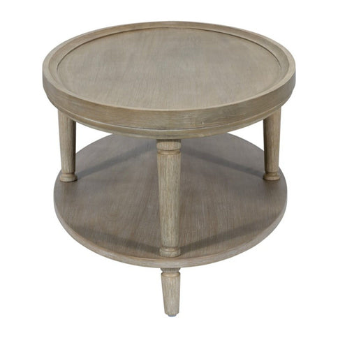 Bedford - Oval Coffee Table With Shelf - Natural