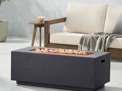 Contemporary Outdoor 40, 000 Btu Propane Fire Pit