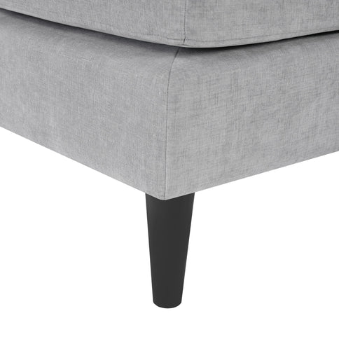 Chaise Lounge Sofa Bed With Dual Layer Armrests For Living Room