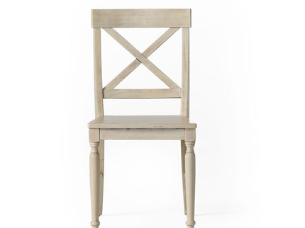 Dining Chair With X Shaped Back (Set of 2)