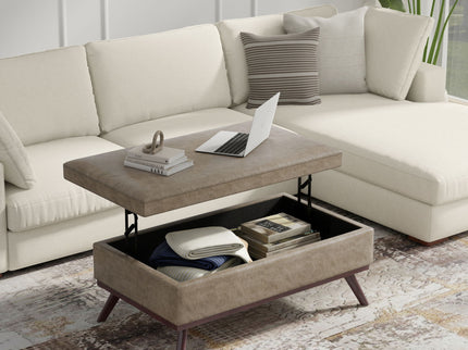 Owen - Multifunctional Square Coffee Table Storage Ottoman