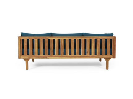 Claremont - 3 Seater Daybed Teak Acacia Wood Water Resistant Cushions