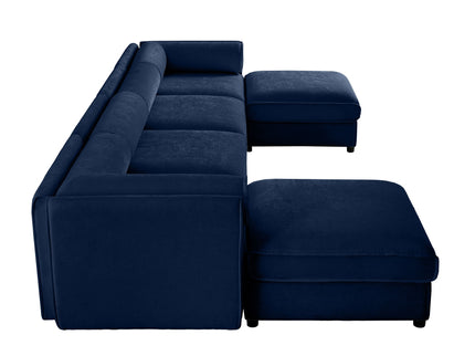 Contemporary Elegant Sofa With Storage And Ottoman