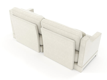 Elegant Sofa With Ergonomic Design And Lumbar Pillows