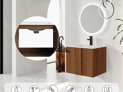 Floating Bathroom Vanity With Sink Combo