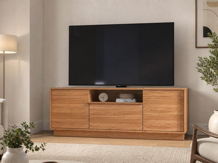 TV Stand For TVs Up To 65" With 2 Doors, 1 Drawer And 1 Open Shelf