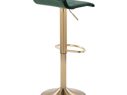 Ale - Contemporary Adjustable Height Barstool With Swivel With Oval Footrest (Set of 2)