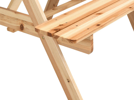 Durable Solid Wood Children's Dining Table And Chairs Set, Multi-Functional