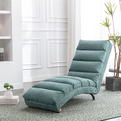 Massage Chaise Lounge Indoor With Remote Control, Ergonomic Electric Massage Lounger