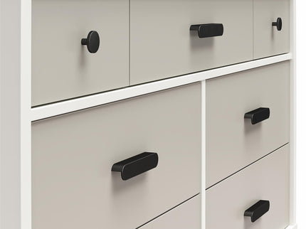 Valencia - 7 Drawer Wide Dresser - Taupe