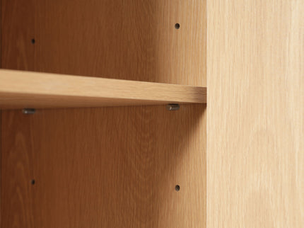 Tall Bathroom Cabinet With 1 Door, 3 Drawers, Open Storage - Wood