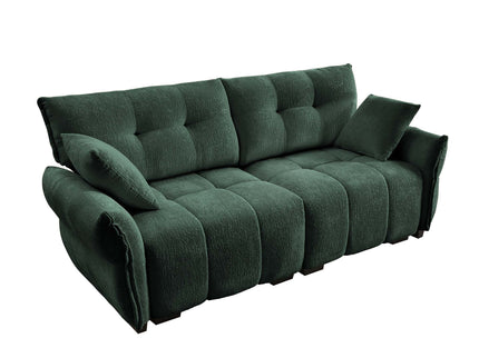 Modern Sofa & Pillows, Textured Cover, High Rebound Cushions