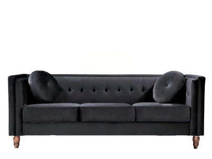 Chesterfield Sofa With Square Arms For Living Room