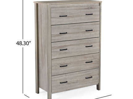 Titeca - Contemporary 5 Drawer Dresser