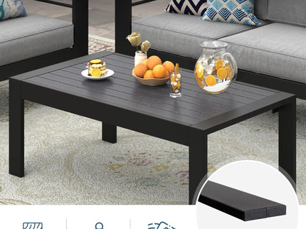 Modern Rectangle Outdoor Coffee Table