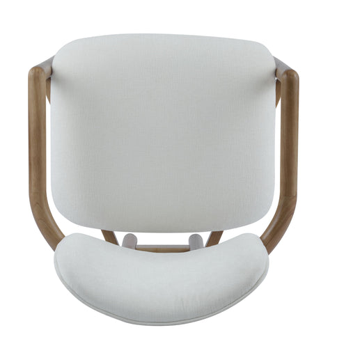 Upholstered Arm Dining Chairs (Set of 2)