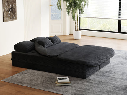 2 In 1 Foldable Sofa Bed With Multi Functional Blanket
