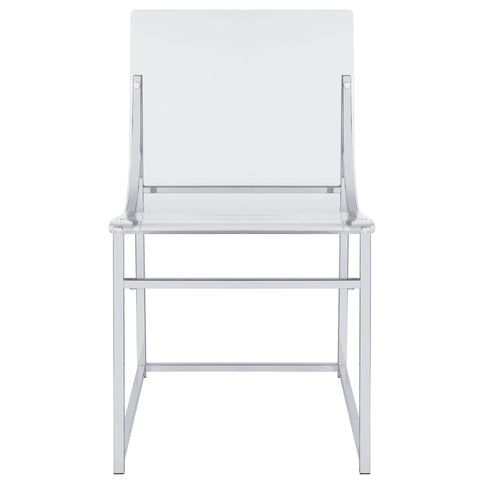 Hartsell - Dining Side Chair (Set of 2) - Chrome