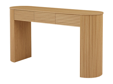 Retro Console Table With Storage, 3 Drawers