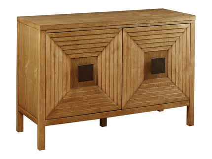 Accent Cabinet With Adjustable Shelves - Natural