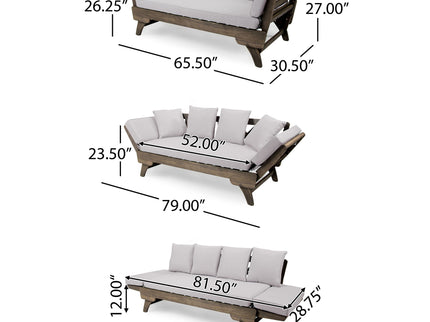 Ottavio - Convertible Sofa Daybed With Water Resistant Cushions