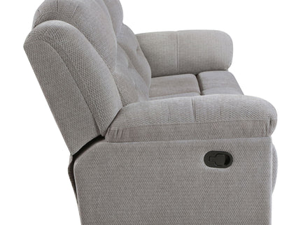 Sebring - Reclining Sofa With Manual Recline - Gray