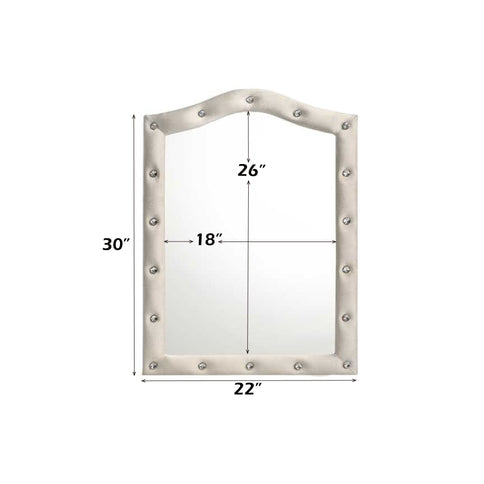 Reggie - Mirror - Beige