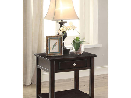 1 Shelf End Table - Brown
