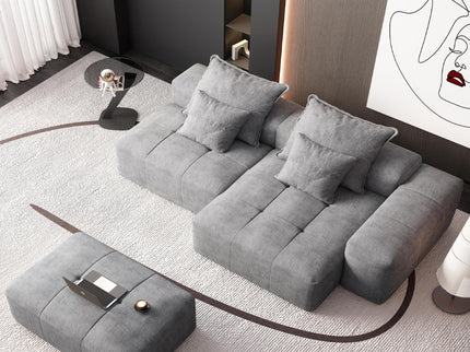 Modern Oversized Diy Combination Modular Sectional Sofa With Pillows