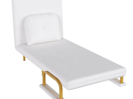 3 In 1 Convertible Folding Sofa Bed With Adjustable Backrest And Pillow