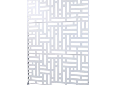Decorative Freestanding Metal Privacy Screen For Indoor & Outdoor Use