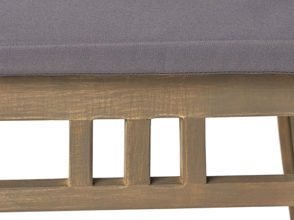 Outdoor Wooden Dining Chairs With Cushions (Set of 2)