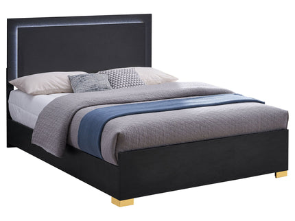 Jeremiah - LED Panel Bed With Touch Controlled Lighting