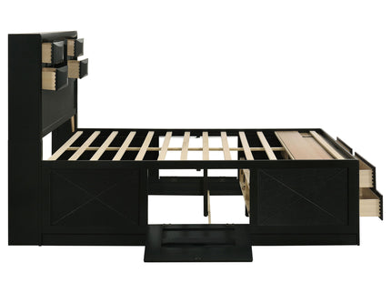 Palamino - 5 Piece Eastern King Bedroom Set - Black