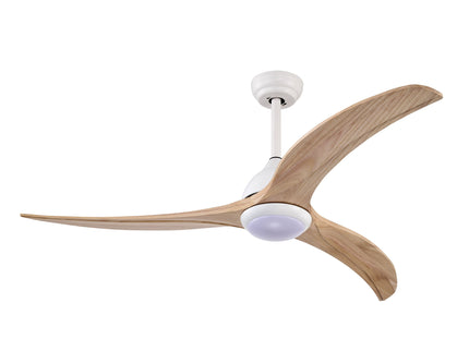 Indoor Outdoor Ceiling Fan With Light With Remote Control, Noiseless Reversible Motor, 6 Speed, 3 Color