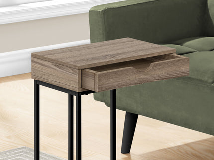 Accent Table, C - Shaped Contemporary & Modern Versatile Design