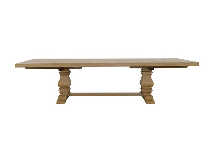 Allende - Extension Dining Table With Double Pedestal Base - Honey